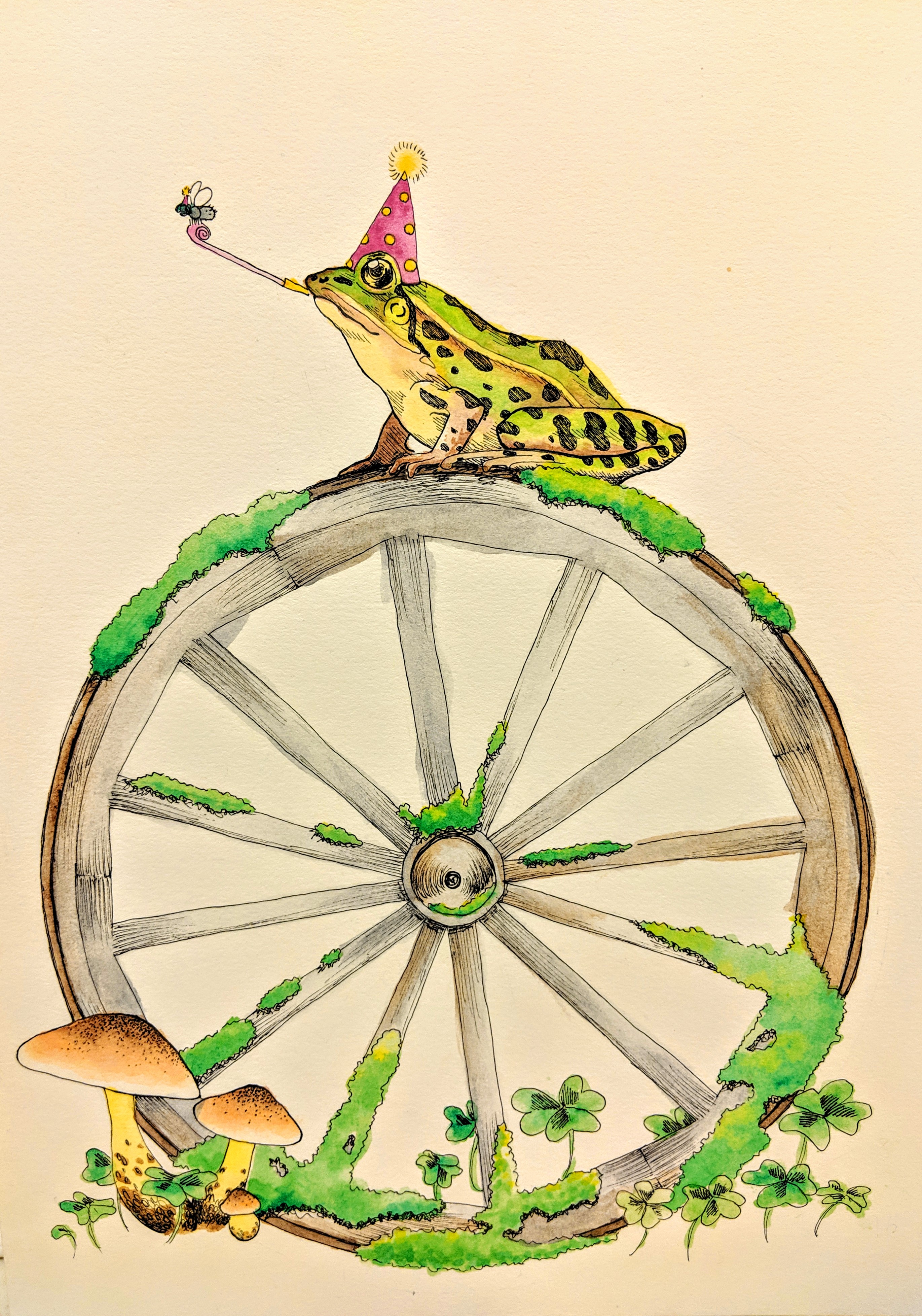 车轮释放艺术由Liz Leong