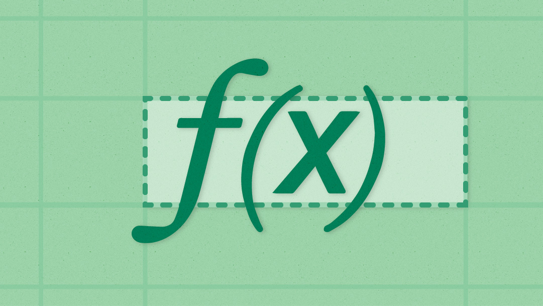 函数f(x)显示在智能表格网格中的单元格中