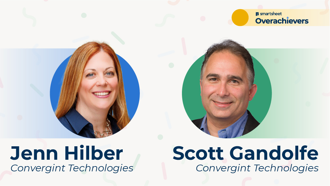 convergintechnologies的Jenn Hilber和Scott Gandolfe的大头照