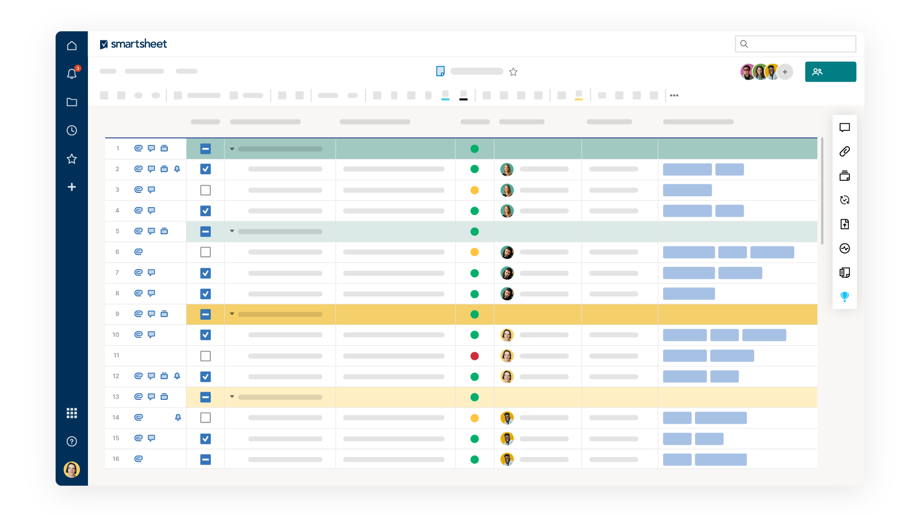 grid view product screen sheet