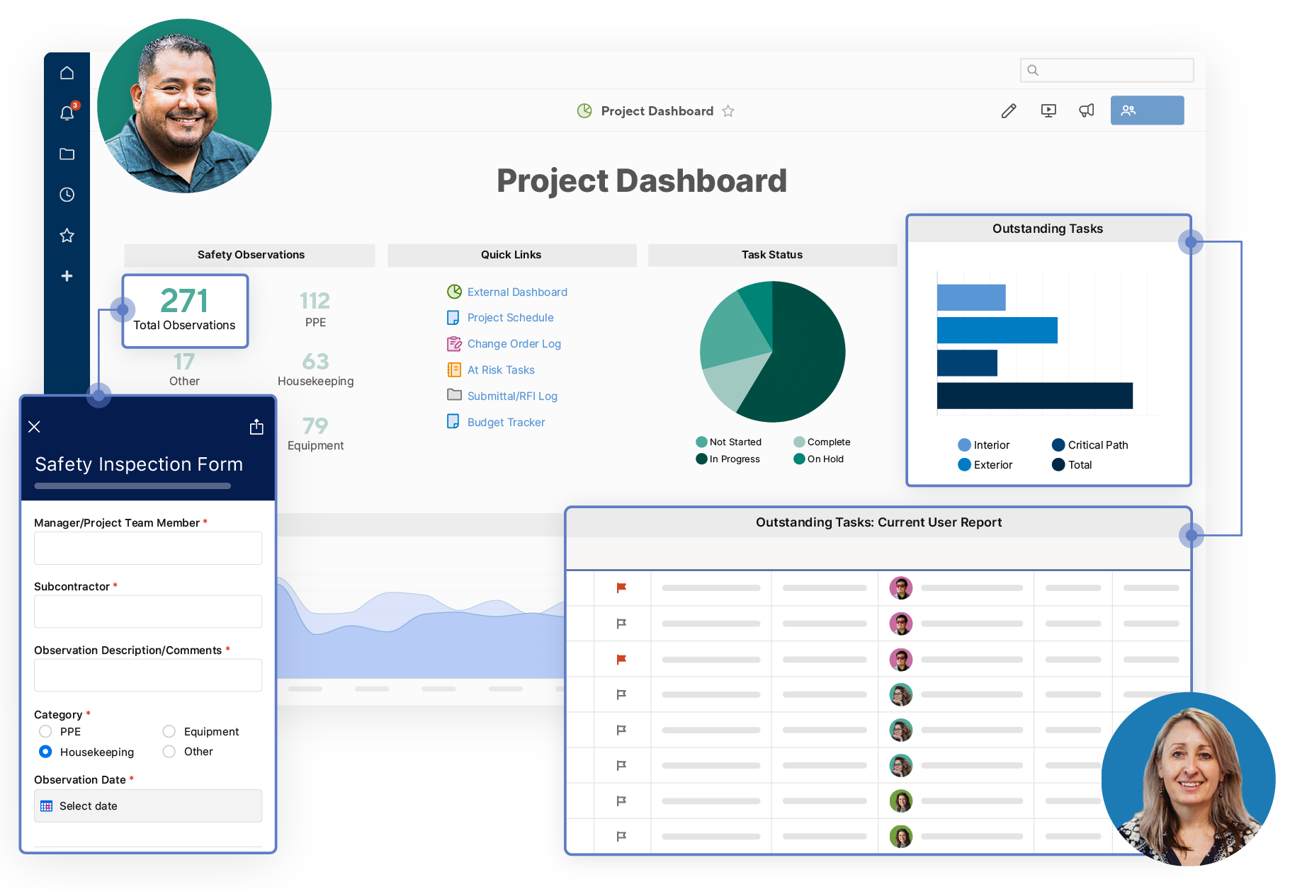 Manage projects more efficiently with Smartsheet dashboards for construction solutions