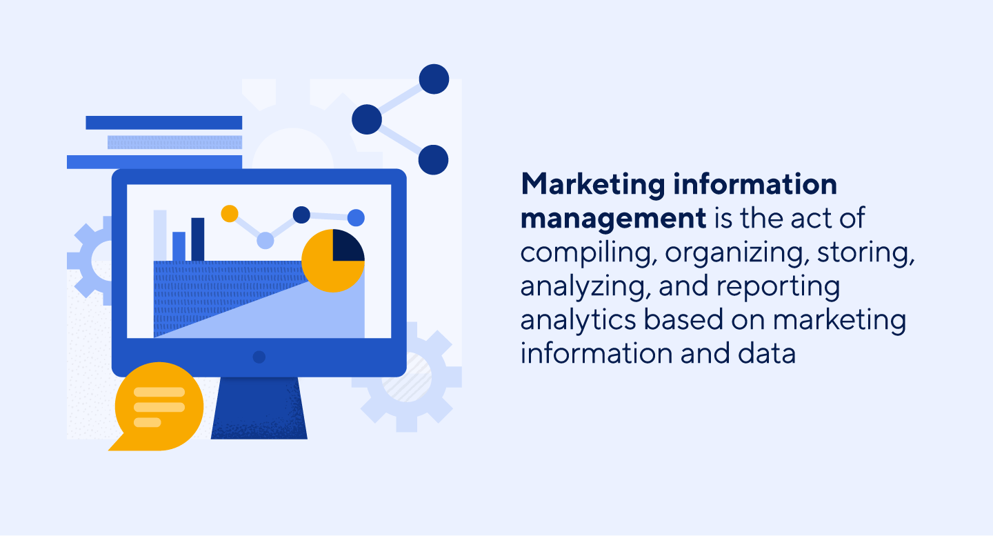 有限公司mputer with data graphics and written definition of marketing information management