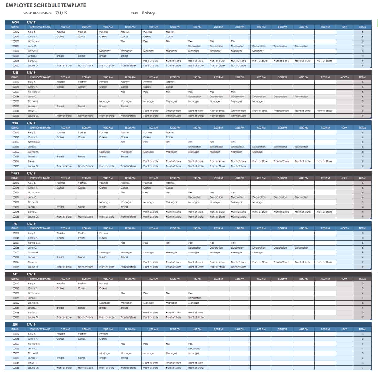 Employee-Schedule-Template