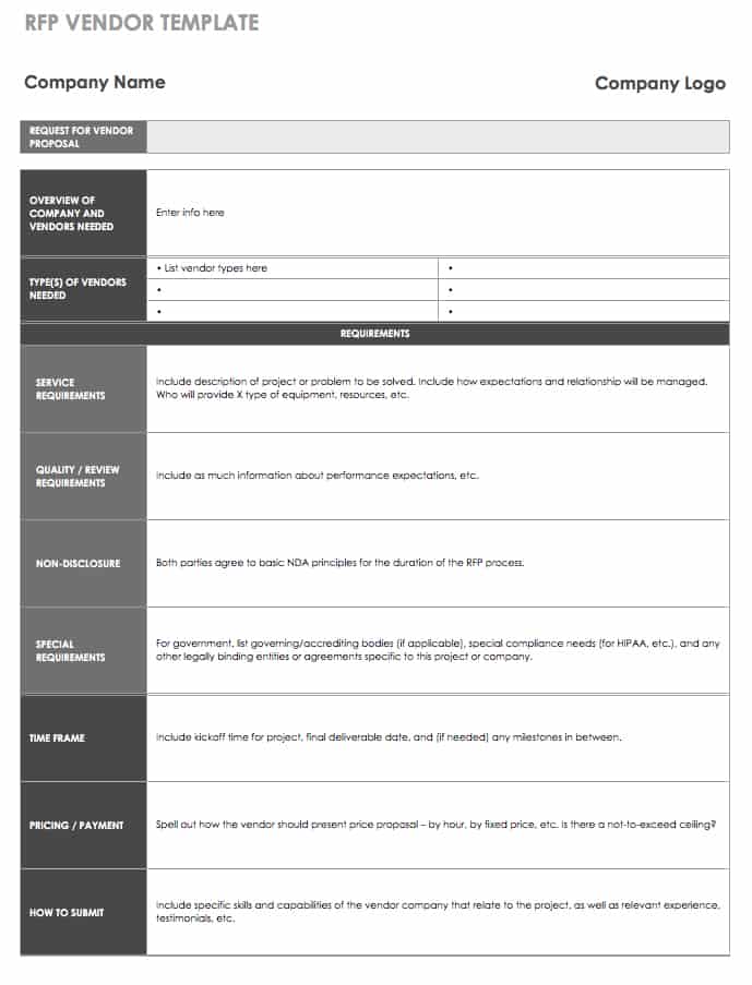 RFP-Vendor-Template