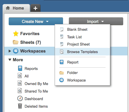 项目时间表与Smartsheet